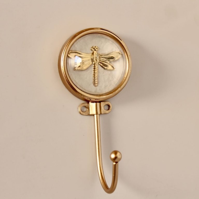 Metal Dragonfly Hook With Dome Top